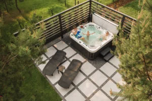 décoration spa extérieur