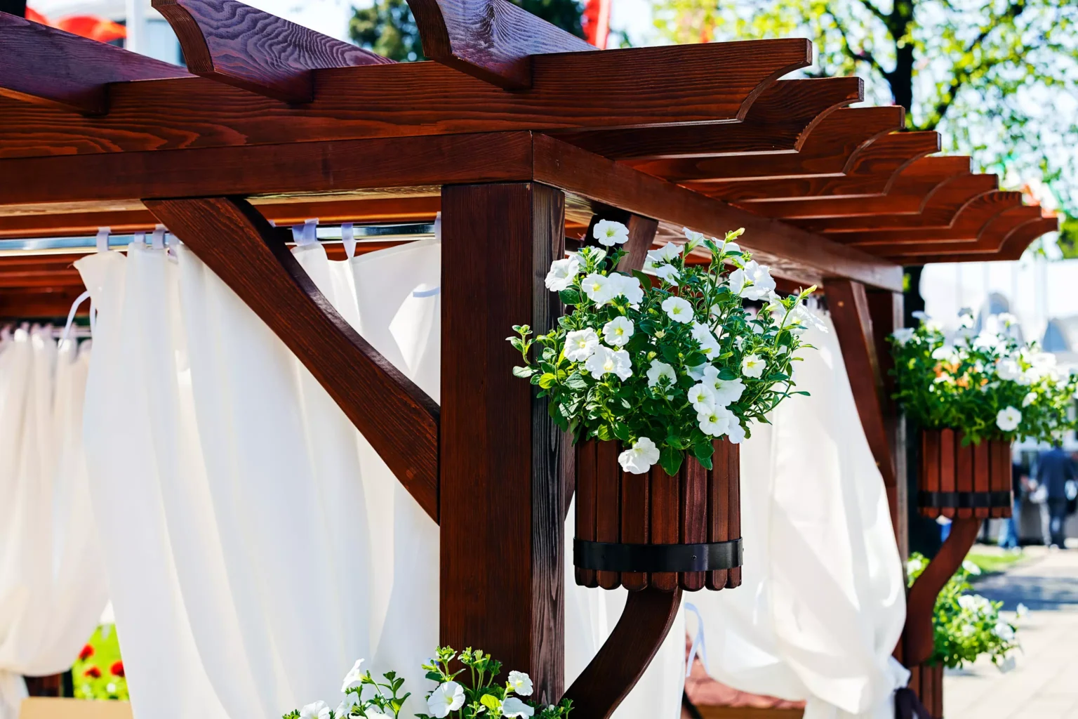 décoration pergola extérieur