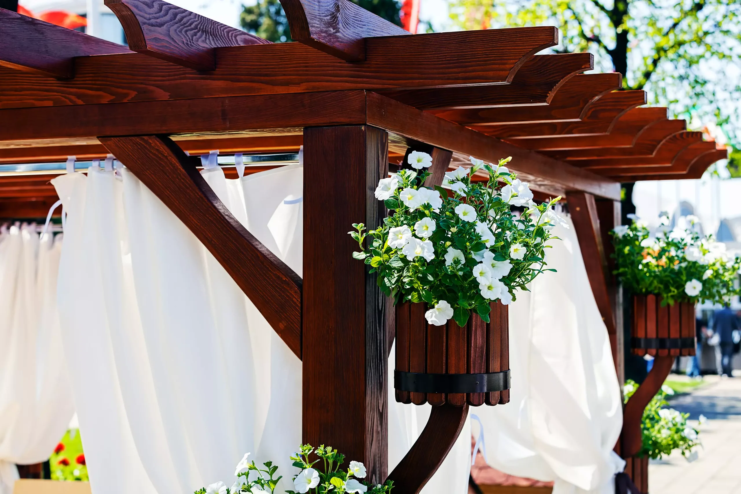 décoration pergola extérieur