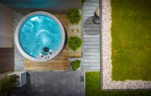 aménagement jacuzzi extérieur