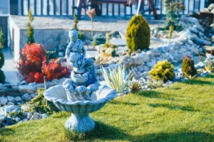 fontaine de jardin extérieur