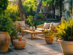 terrasse ombragée 