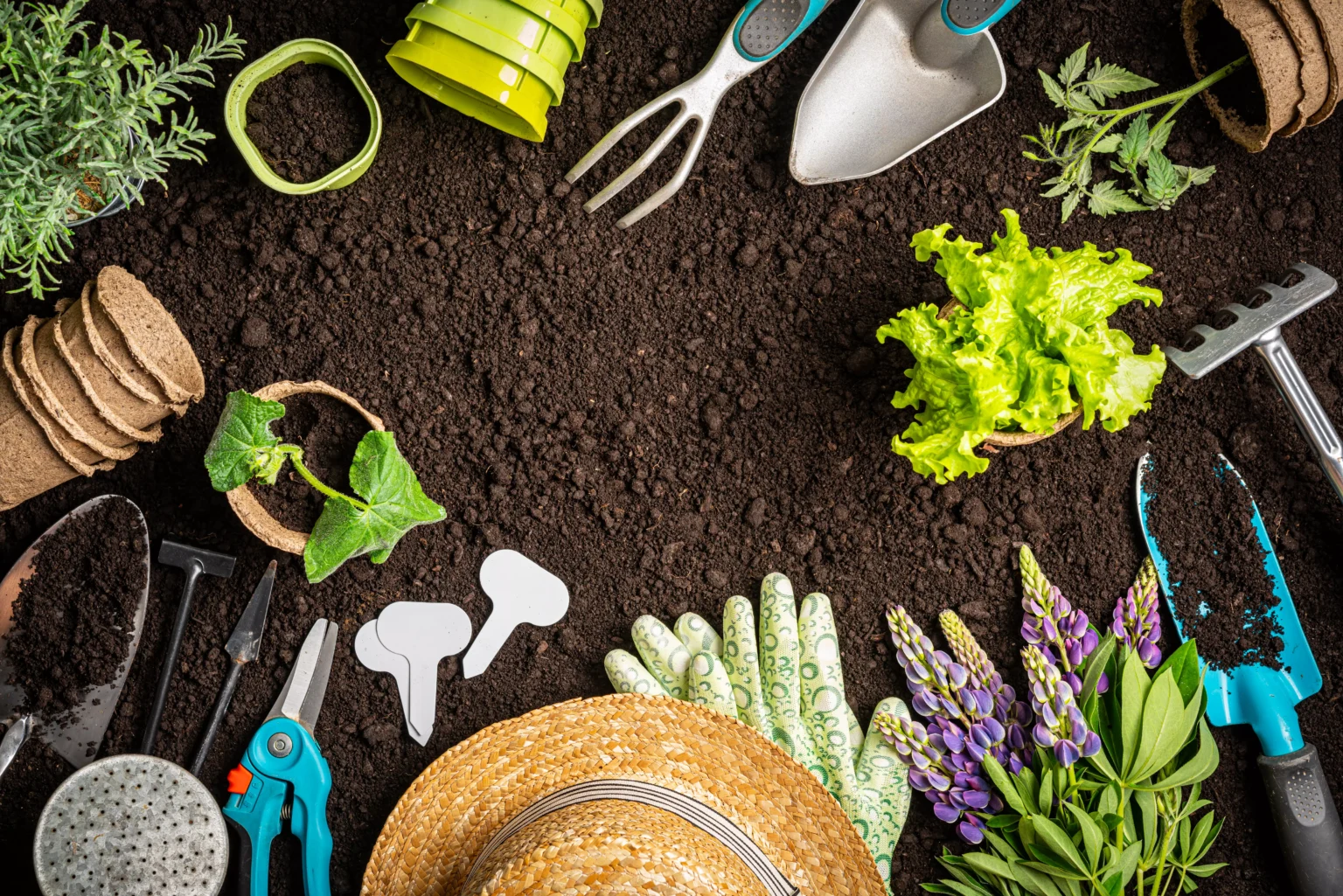 outils pour jardiner