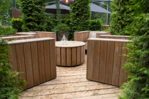 aménagement extérieur bois