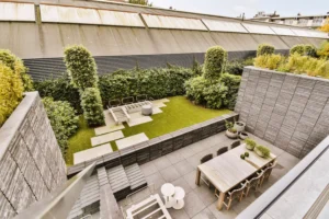 aménagement jardin moderne