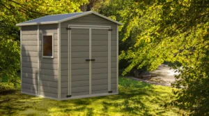 abri de jardin en résine