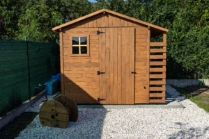 abri en bois de jardin